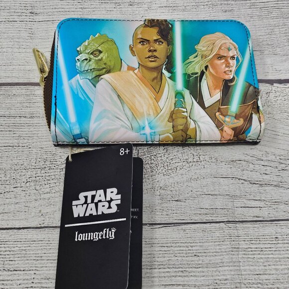 NWT Loungefly Star Wars: The High Republic Comic Cover Zip Around Wallet - Picture 7 of 11